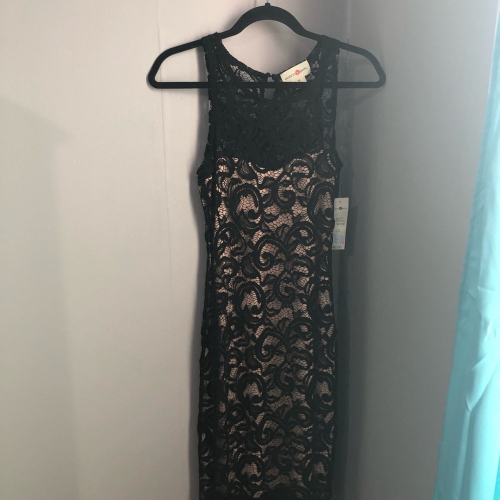 Black laced Wishful Park dress